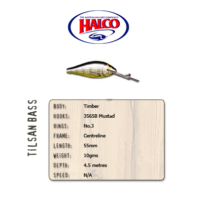 Halco Tilsan Bass (55mm, 10gr, Color: T121)