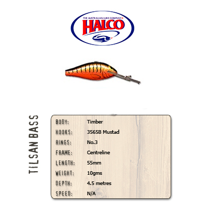 Halco Tilsan Bass (55mm, 10gr, Color: T123)