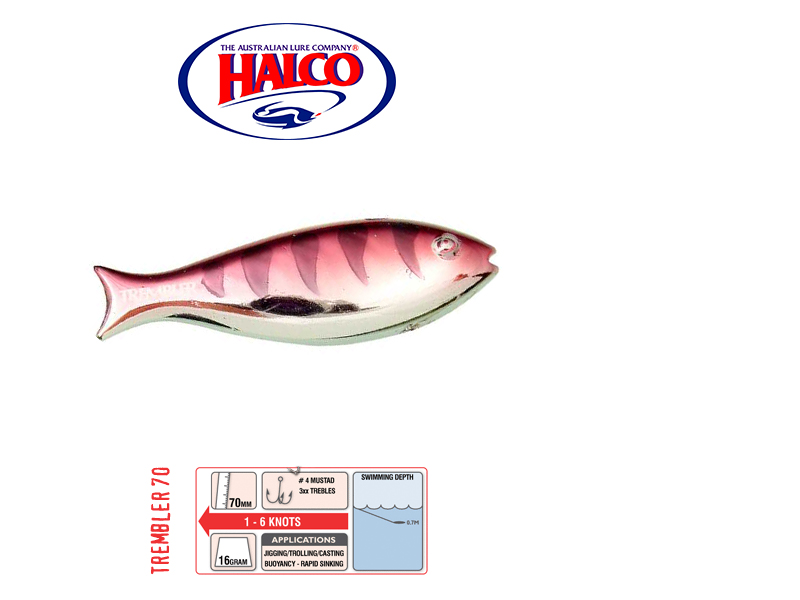 Halco Trembler 70 (70mm, 16gr, Color: R15)