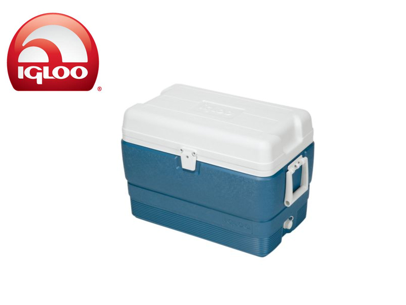 Igloo Cooler Ice Blue MaxCold 50 (Blue, 47 liters)
