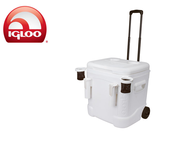 Igloo Cooler Ice Cube Marine Ultra 60 Roller (White, 57 liters)