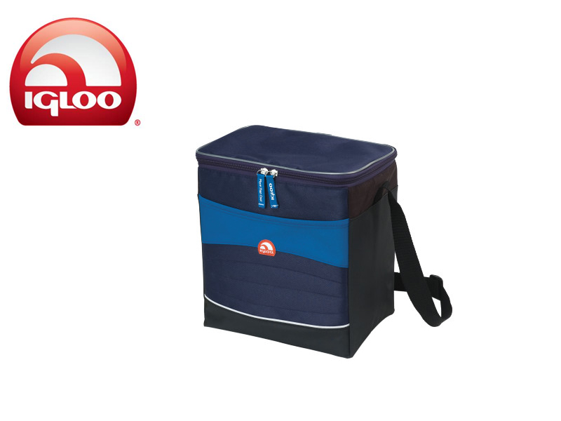Igloo Cooler Vertical Soft 20 (Blue/Navy, 20 Cans/15 Liters)
