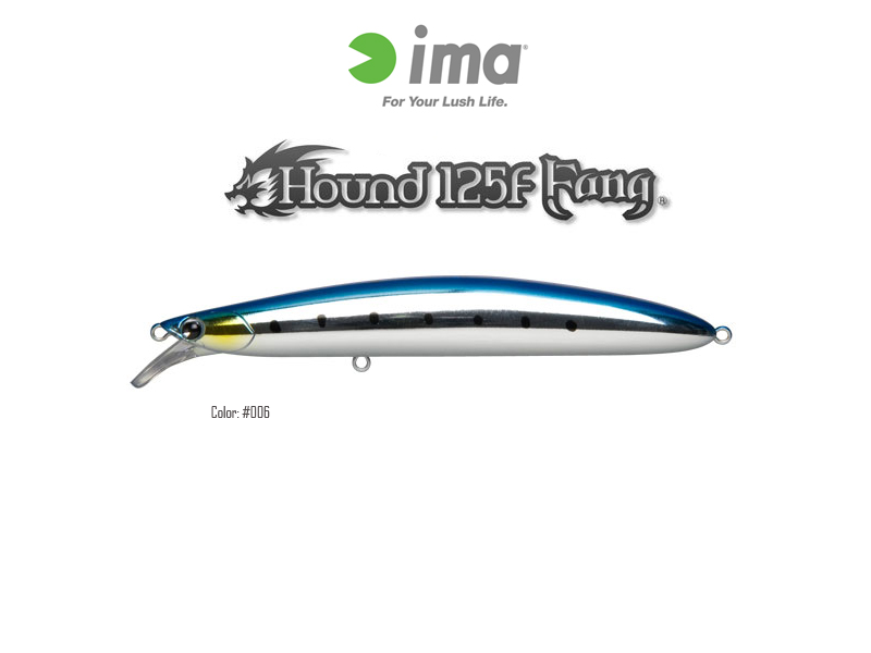 IMA Hound 125F Fang (Length:125mm, Weight:20gr, Color:#006)