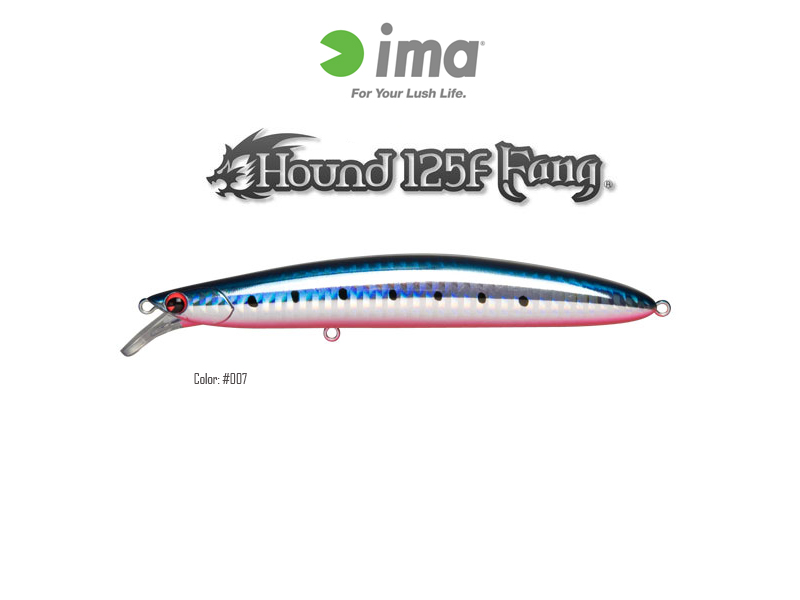 IMA Hound 125F Fang (Length:125mm, Weight:20gr, Color:#007)