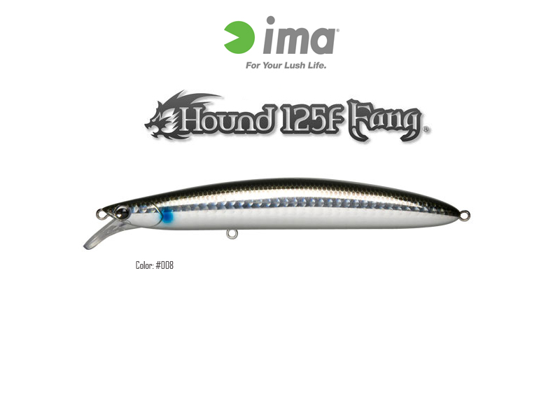 IMA Hound 125F Fang (Length:125mm, Weight:20gr, Color:#008)
