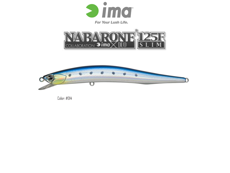 IMA Nabarone 125F Slim (Length: 125mm, Weight: 14gr, Color:014)