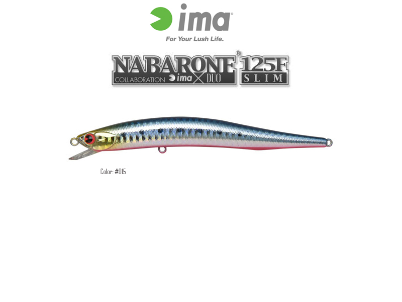 IMA Nabarone 125F Slim (Length: 125mm, Weight: 14gr, Color:015)