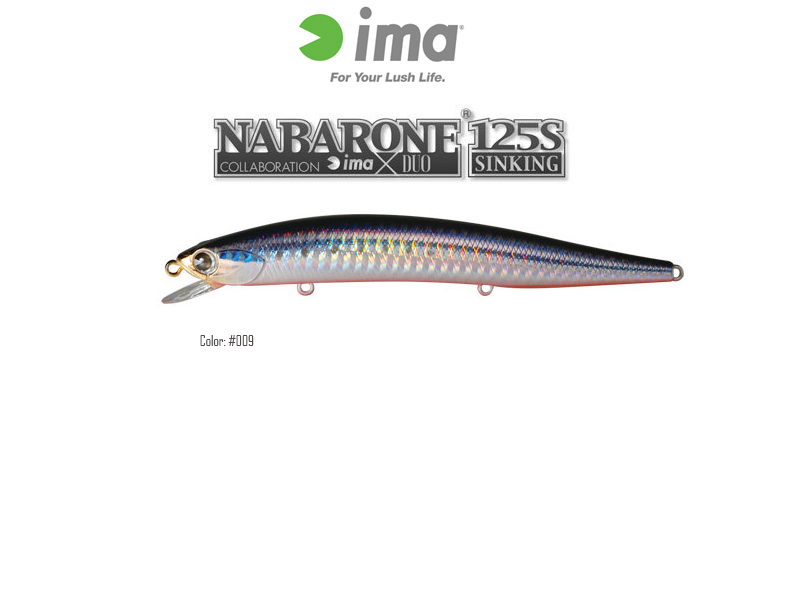 IMA Nabarone 125S (Length: 120mm, Weight: 17.5gr, Color:009)