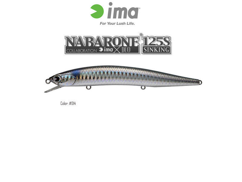 IMA Nabarone 125S (Length: 120mm, Weight: 17.5gr, Color:014)