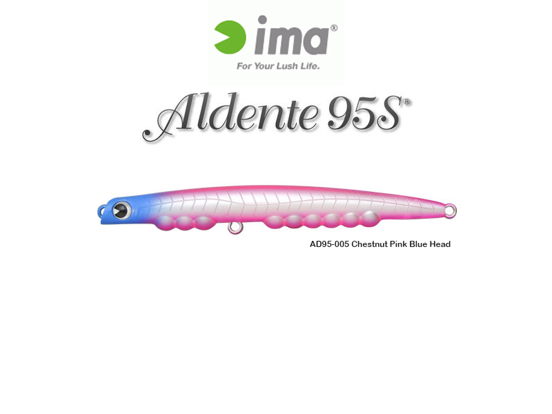 IMA Aldente 95S (Length: 95mm, Weight: 7.1gr, Color: AD95-005 Chestnut Pink Blue Head)