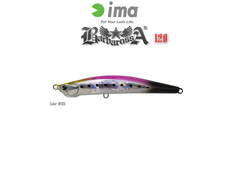 IMA Barbarossa 120 (Length: 120mm, Weight: 33gr, Color: #005)