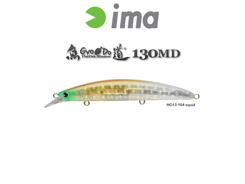 IMA Gyodo 130MD (Length: 130mm, Weight: 23gr, Color: HG13-104 Squid)