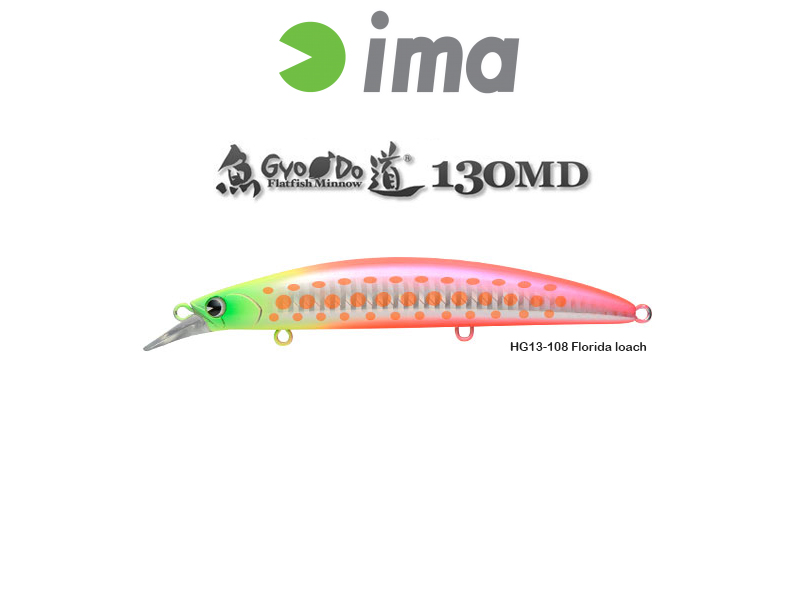 IMA Gyodo 130MD (Length: 130mm, Weight: 23gr, Color: HG13-108 Florida loach)