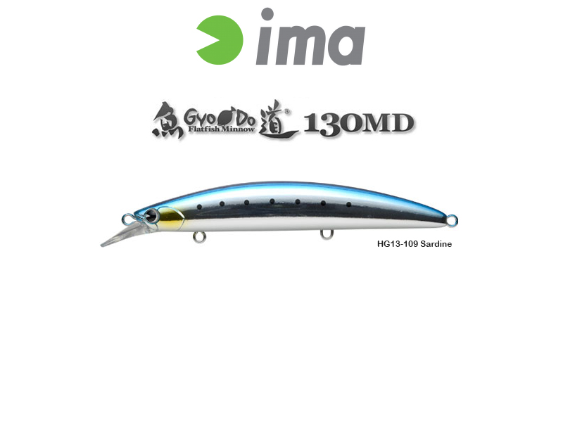 IMA Gyodo 130MD (Length: 130mm, Weight: 23gr, Color: HG13-109 Sardine)