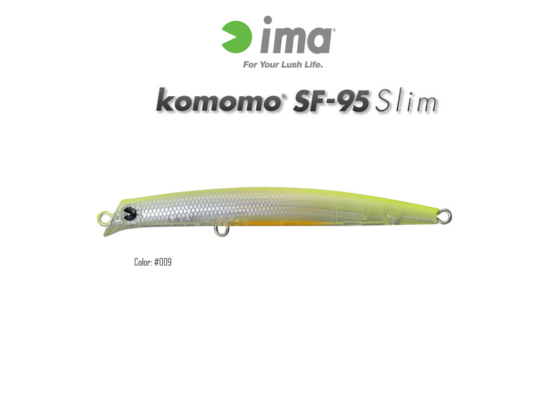 IMA Komomo SF-95 Slim (Length: 95mm, Weight: 6gr, Color:#009)