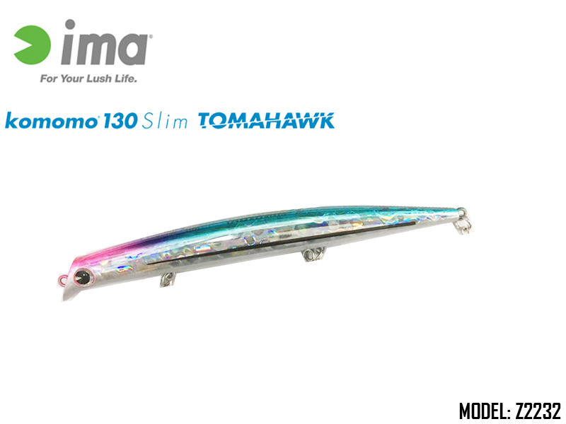 IMA Komomo 130 Slim Tomahawk (Length:130mm, Weight:13.5gr, Color: Z2232)