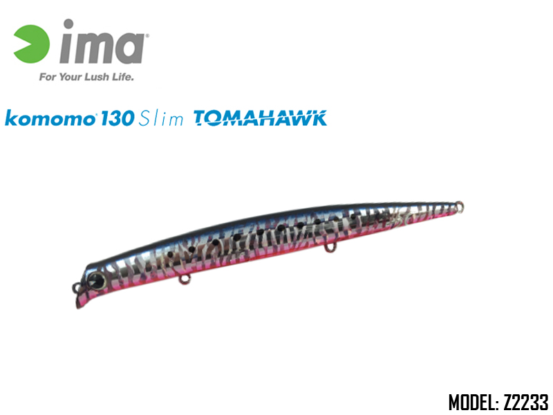 IMA Komomo 130 Slim Tomahawk (Length:130mm, Weight:13.5gr, Color: Z2233)