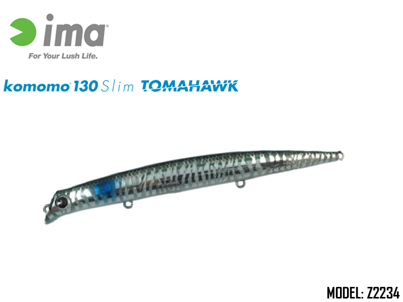 IMA Komomo 130 Slim Tomahawk (Length:130mm, Weight:13.5gr, Color: Z2234)