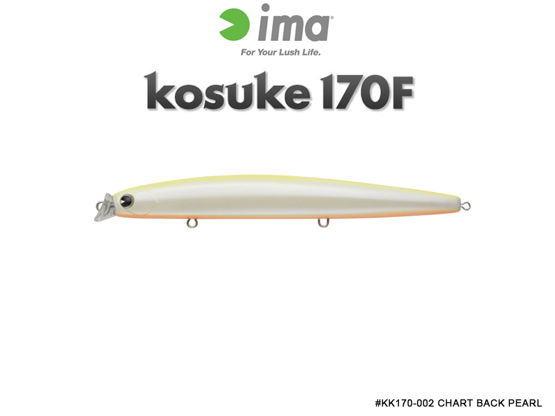 IMA Kosuke 170F (Length: 17cm, Weight: 39gr, Color: #KK170-002 Chart Back Pearl)