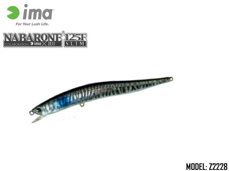 IMA Nabarone 125F Slim (Length: 125mm, Weight: 14gr, Color:Z2228)