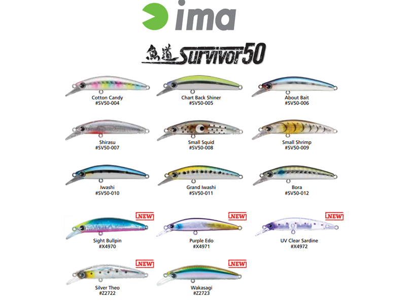 IMA Gyodo Survivor50 (Length: 50mm, Weight: 5gr, Color: #X4970)