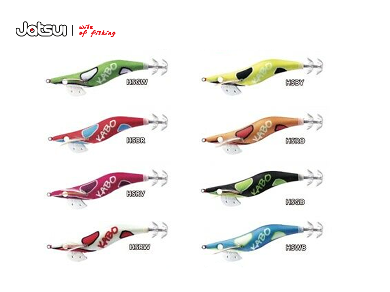 Jatsui Kabo Hero Series Squid Jig (Size: 3.0, Color: HSBG)