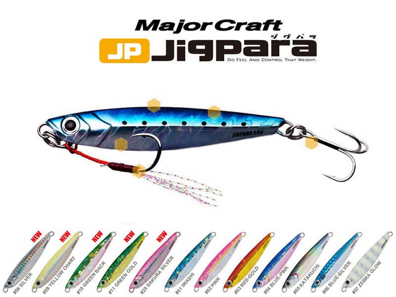 Major Craft Jigpara (Color:#04 Blue-Pink, Weight: 30gr)