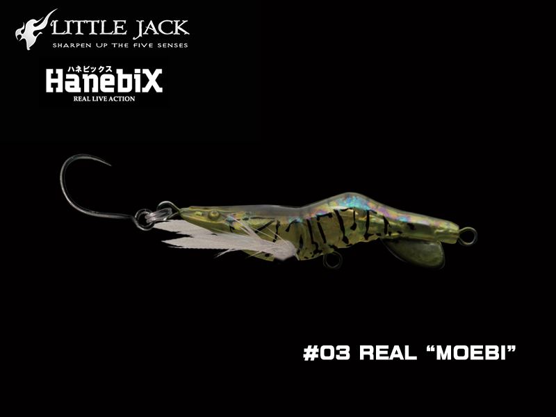 Little Jack Hanebix Custom (Length: 50mm, Weight: 11gr, Color: #03 Real Moebi)