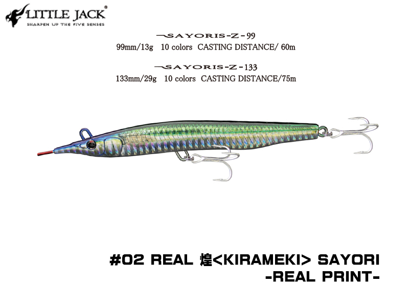 Little Jack Sayoris-Z Series (Length: 133mm, Weight: 29gr, Color: #02)