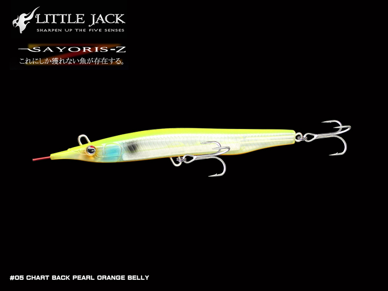 Little Jack Sayoris-Z Series (Length: 133mm, Weight: 29gr, Color: #05 Chart Back Pearl Orange Belly)