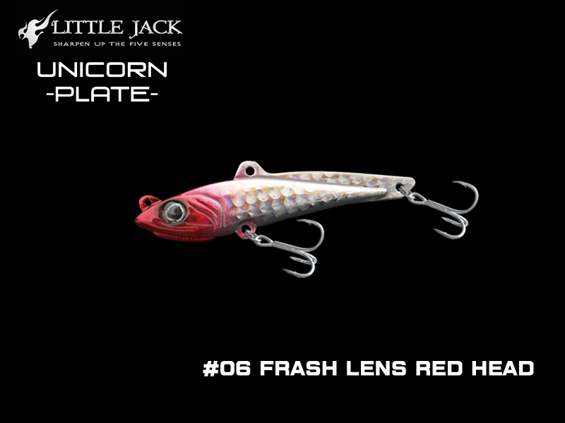 Little Jack Unicorn Plate (Length: 40mm, Weight: 5gr, Color: #06 Frash Lens Red Head)