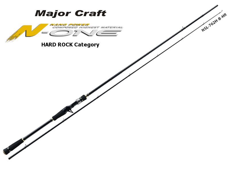 Major Craft N-One Hardrock Category NSL-762H/B (Length: 2.32mt, Lure: 10-50gr)