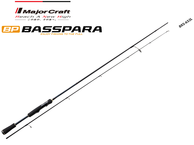 Major Craft New BP BassPara 2pcs Spinning BXS-632UL (Length: 1.92mt, Lure: 1/32-1/4 oz)