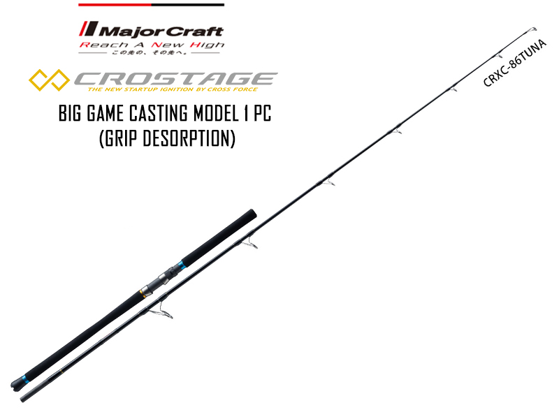 Major Craft New Crostage BIG GAME CASTING model 1 pc CRXC-80TUNA (Length: 2.44mt, Lure: MAX 120gr)
