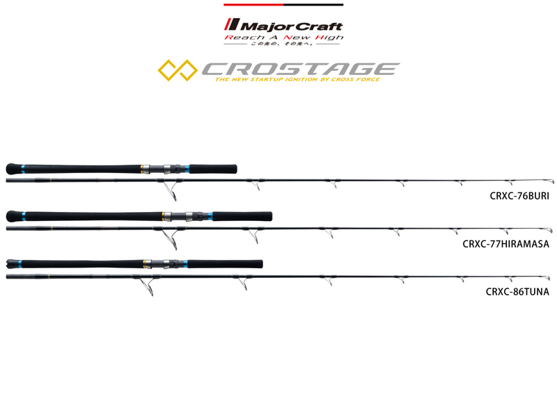 Major Craft New Crostage BIG GAME CASTING model 1 pc CRXC-80TUNA (Length: 2.44mt, Lure: MAX 120gr) - Click Image to Close