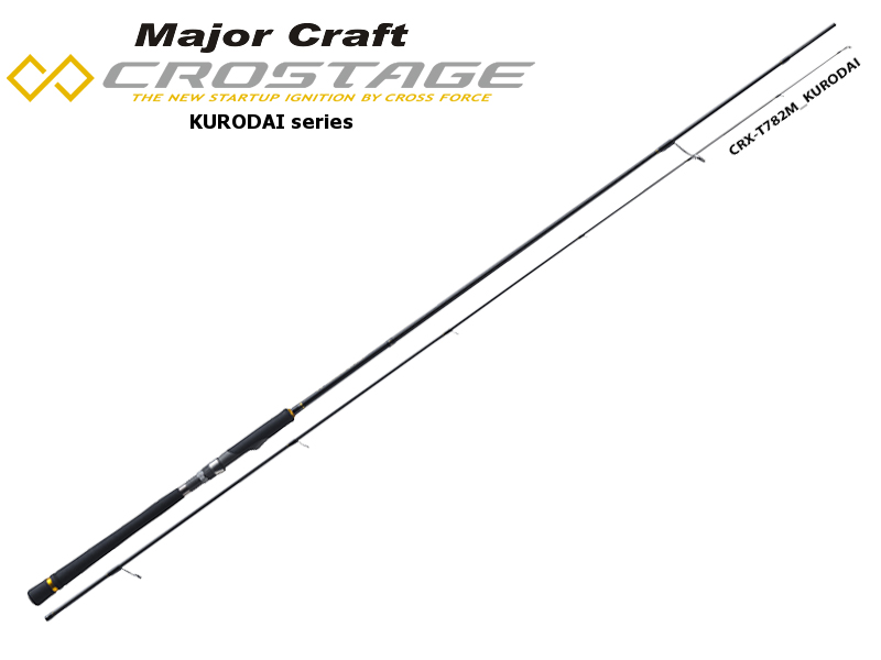 Major Craft New Crostage CRX-T7802ML Kurodai Series (Length: 2.44mt, Lure: 2-15gr)