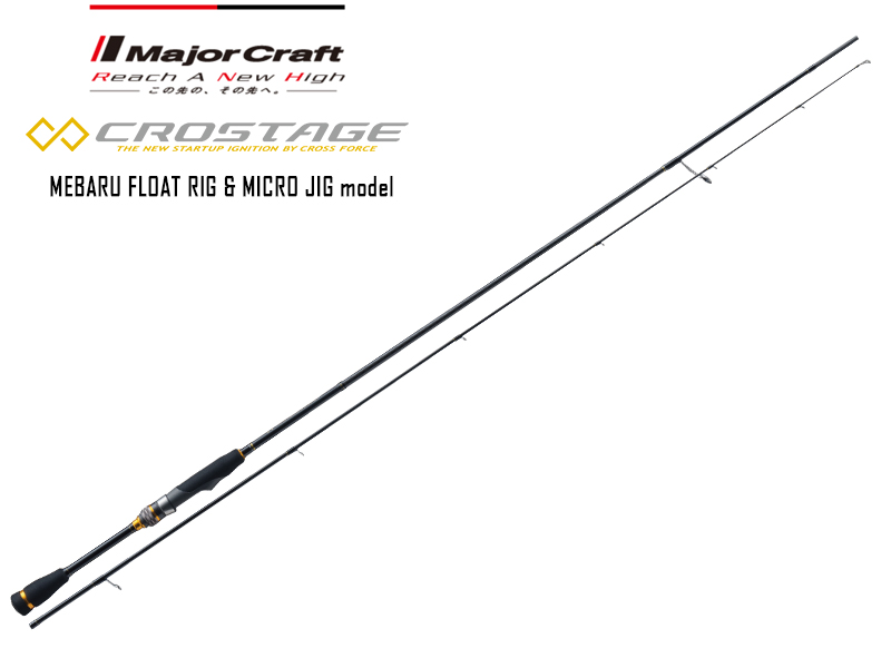 Major Craft New Crostage Mebaru Float & Micro Jig CRX-T862M (Length: 2.62mt, Lure: 1-15gr)