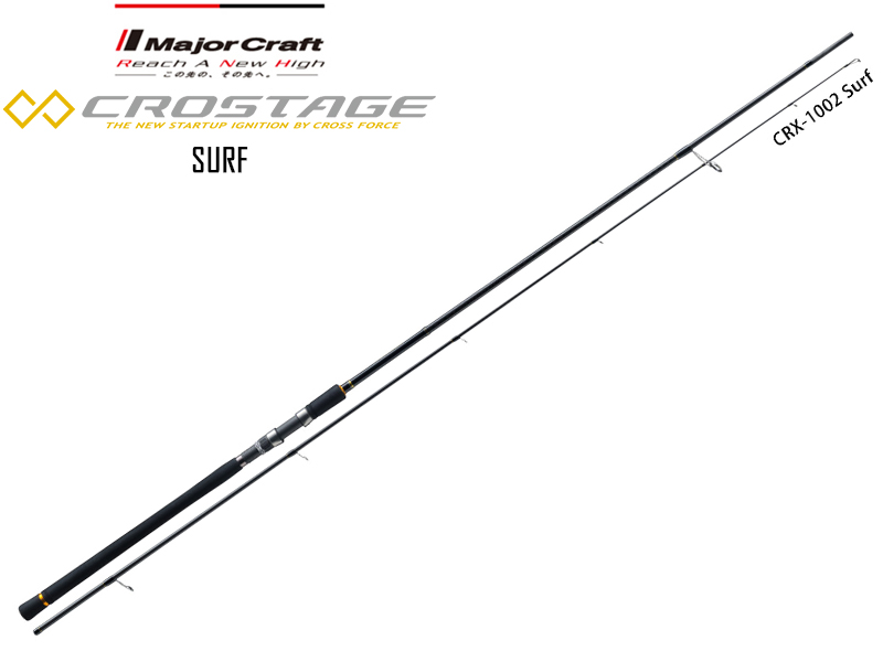 Major Craft New Crostage CRX-1002SURF Surf Series (Length: 3.04mt, Lure: 10-45gr)