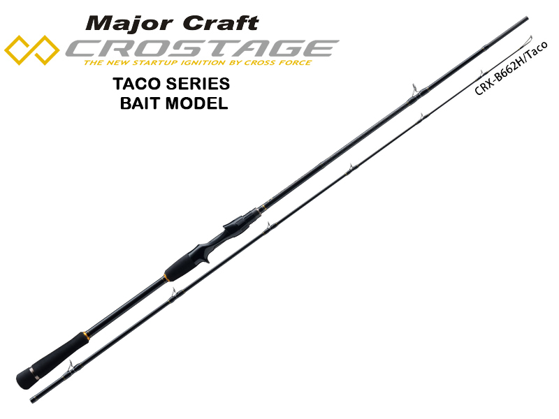 Major Craft New Crostage CRX-B722H/TACO Taco Series (Length: 3.04mt, Lure: MAX 56gr)