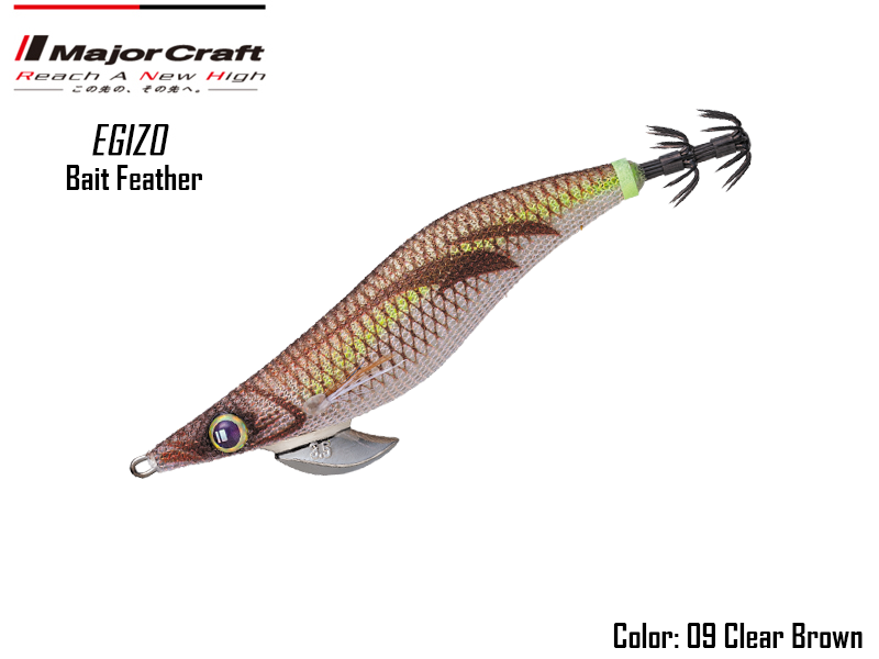 Major Craft Egizo Bait Feather-3.5 (Size:3.5, Weight: 20gr, Color: #09)