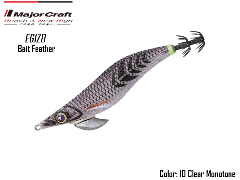 Major Craft Egizo Bait Feather-3.5 (Size:3.5, Weight: 20gr, Color: #10)