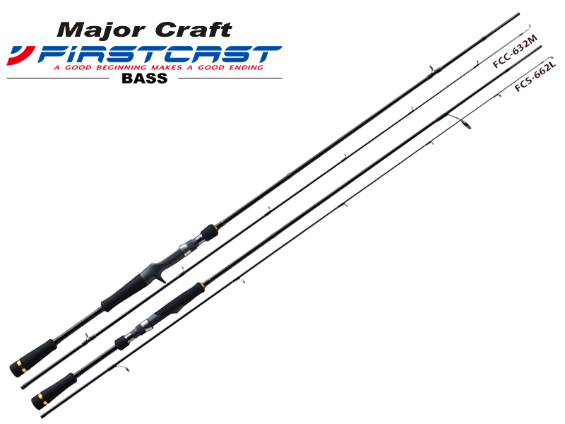 Major Craft First Cast Bass Series FCC-632M (Length: 1.92mt, Lure: 1/4-3/4oz)