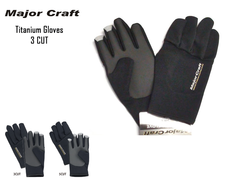 Major Craft Titanium Gloves 3 CUT Size: L
