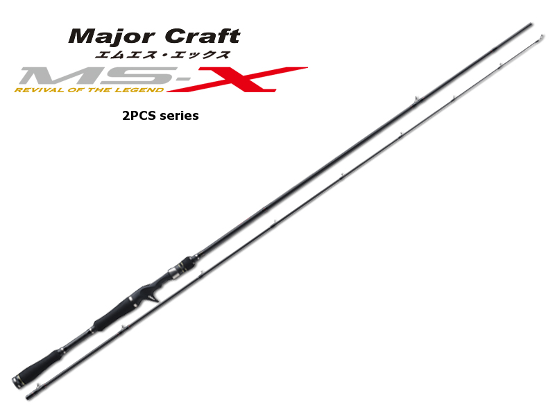 Major Craft MS-X 2pc Model MXC-662M (Length: 2.01mt, Lure:1/4-3/4oz)
