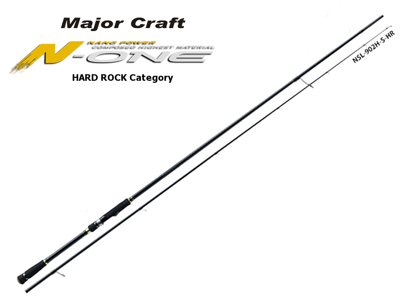 Major Craft N-One Hardrock Category NSL-902H/S (Length: 2.74mt, Lure: 5-35gr)