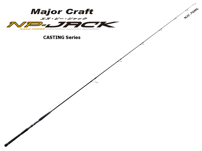 Major Craft NP-Jack Casting Series Shiira NJC-76M (Length:2.32mt, Lure:20-80gr)