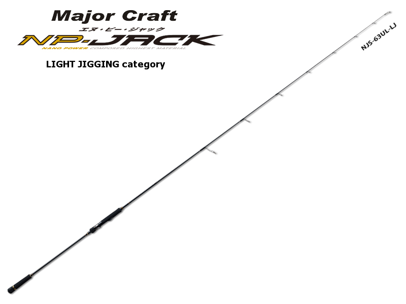 Majorcraft NP-Jack Jigging Category NJS-63L/LJ (Length:1.92mt, Lure:60-120gr)