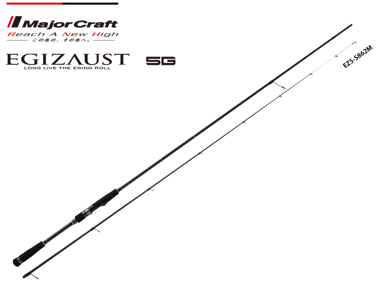 Major Craft Egizaust 5G Solid Tip Series S862M (Length: 2.62mt, Egi: 2.0-4.0)