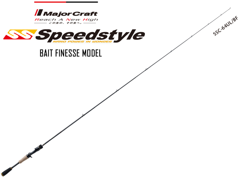 Major Craft Speedstyle Bait Finesse Model 1pc SSC-68L/BF (Length: 2.07mt, Lure: 1/16 - 1/4oz)