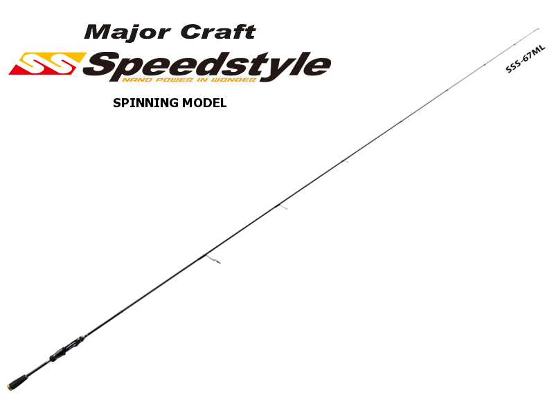 Major Craft Speedstyle Spinning Model 2pcs SSS-672ML (Length: 2.04mt, Lure: 1/8-3/8 oz)